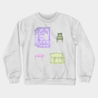 Retro Furnitures Set Crewneck Sweatshirt